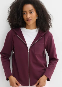 Chaqueta de chándal con capucha y poliéster reciclado