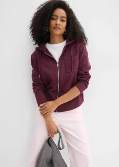 Chaqueta de chándal con capucha y poliéster reciclado