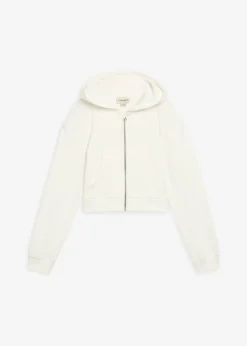 Chaqueta de chándal con capucha de algodón orgánico