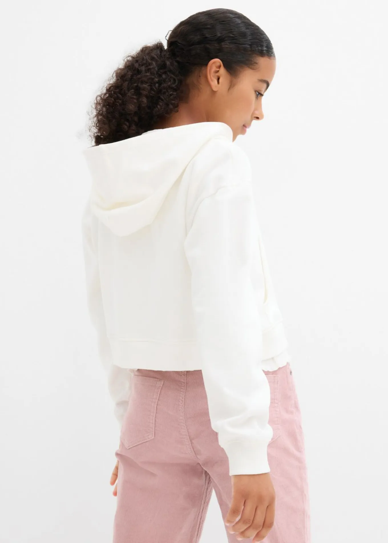Chaqueta de chándal con capucha de algodón orgánico