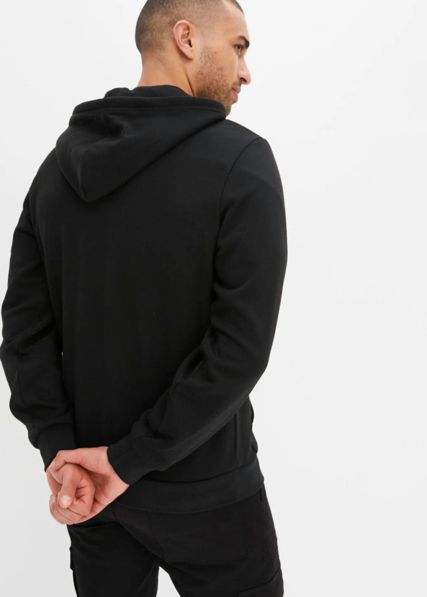 Chaqueta de chándal con capucha, regular fit