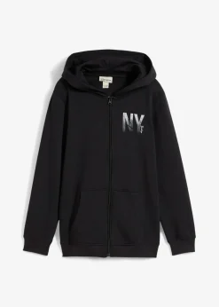 Chaqueta de chándal con capucha en suave mezcla de algodón