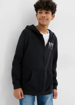 Chaqueta de chándal con capucha en suave mezcla de algodón