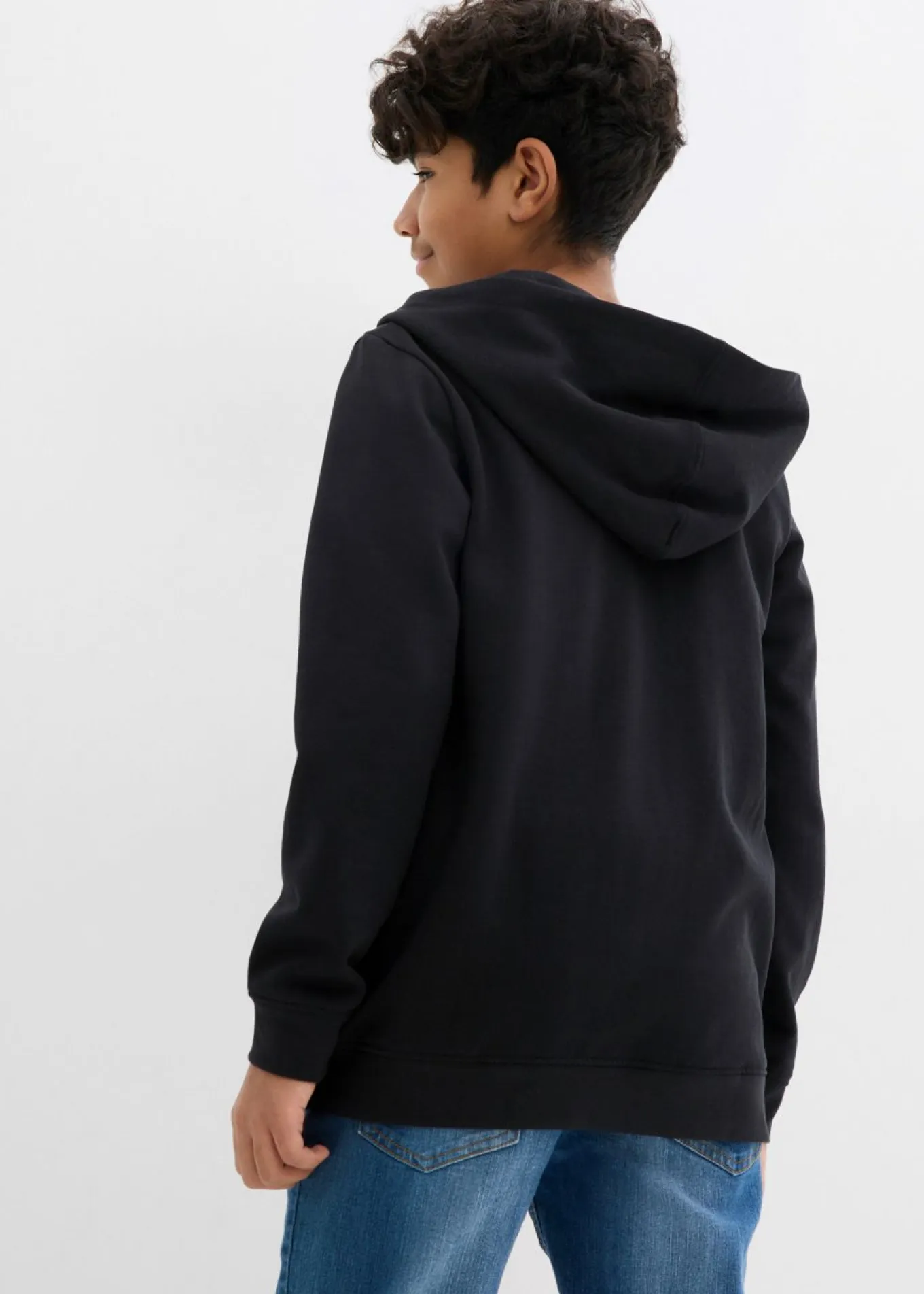 Chaqueta de chándal con capucha en suave mezcla de algodón