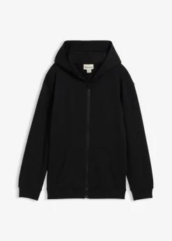 Chaqueta de chándal con capucha confeccionada con una suave mezcla de algodón orgánico