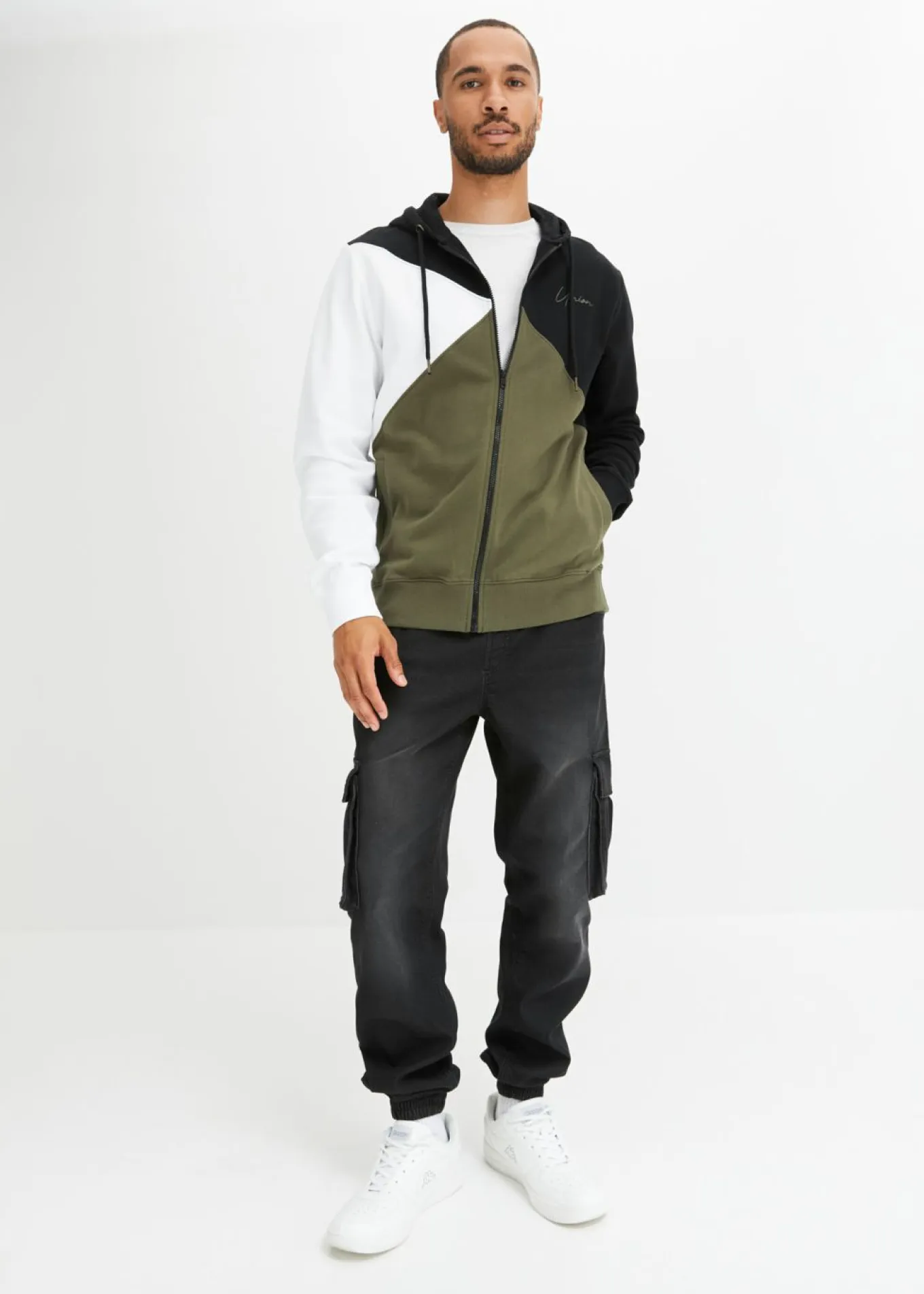 Chaqueta de chándal con capucha de algodón orgánico