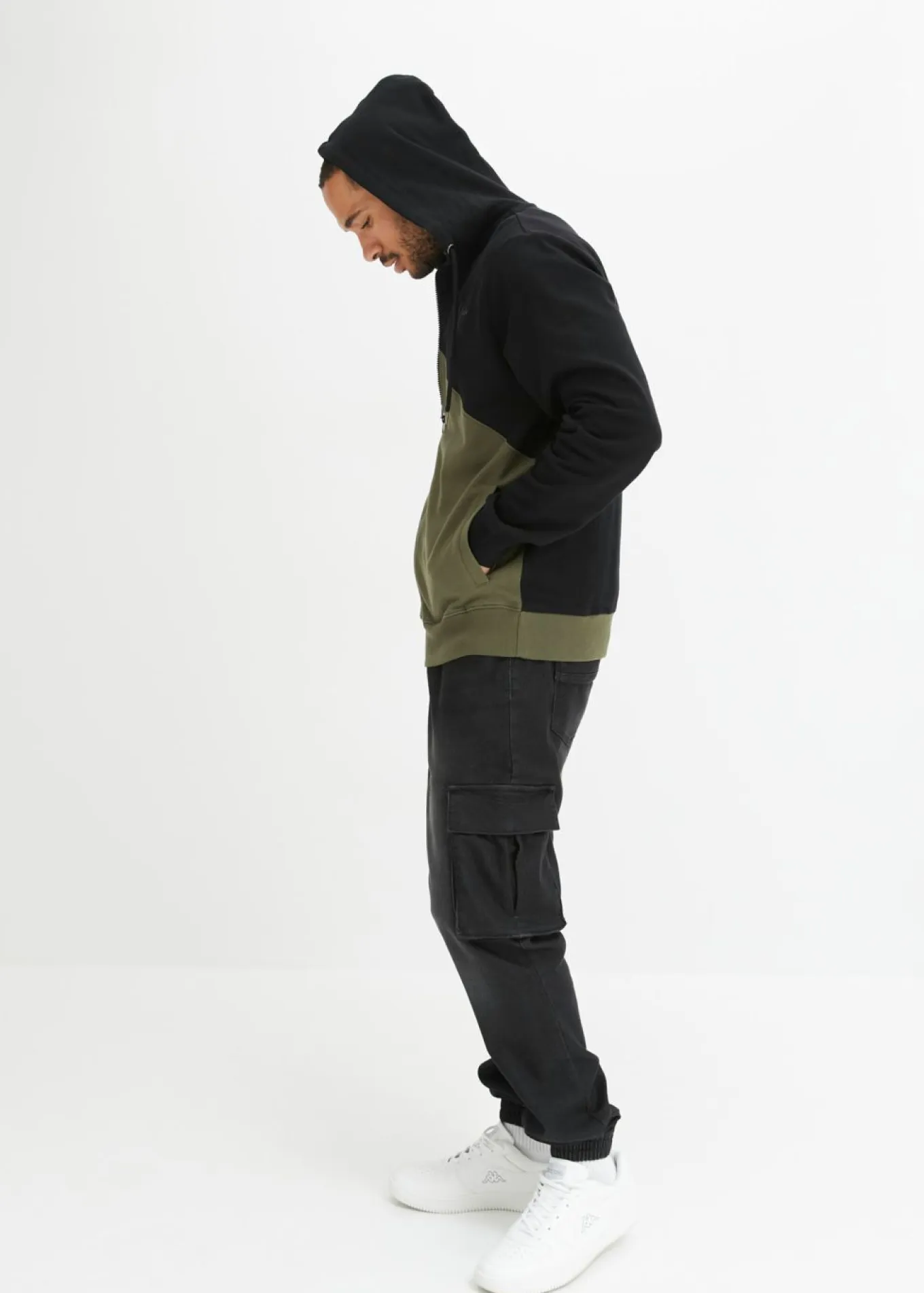 Chaqueta de chándal con capucha de algodón orgánico
