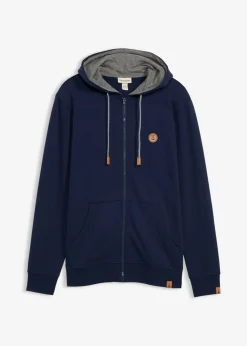 Chaqueta de chándal con capucha de algodón orgánico