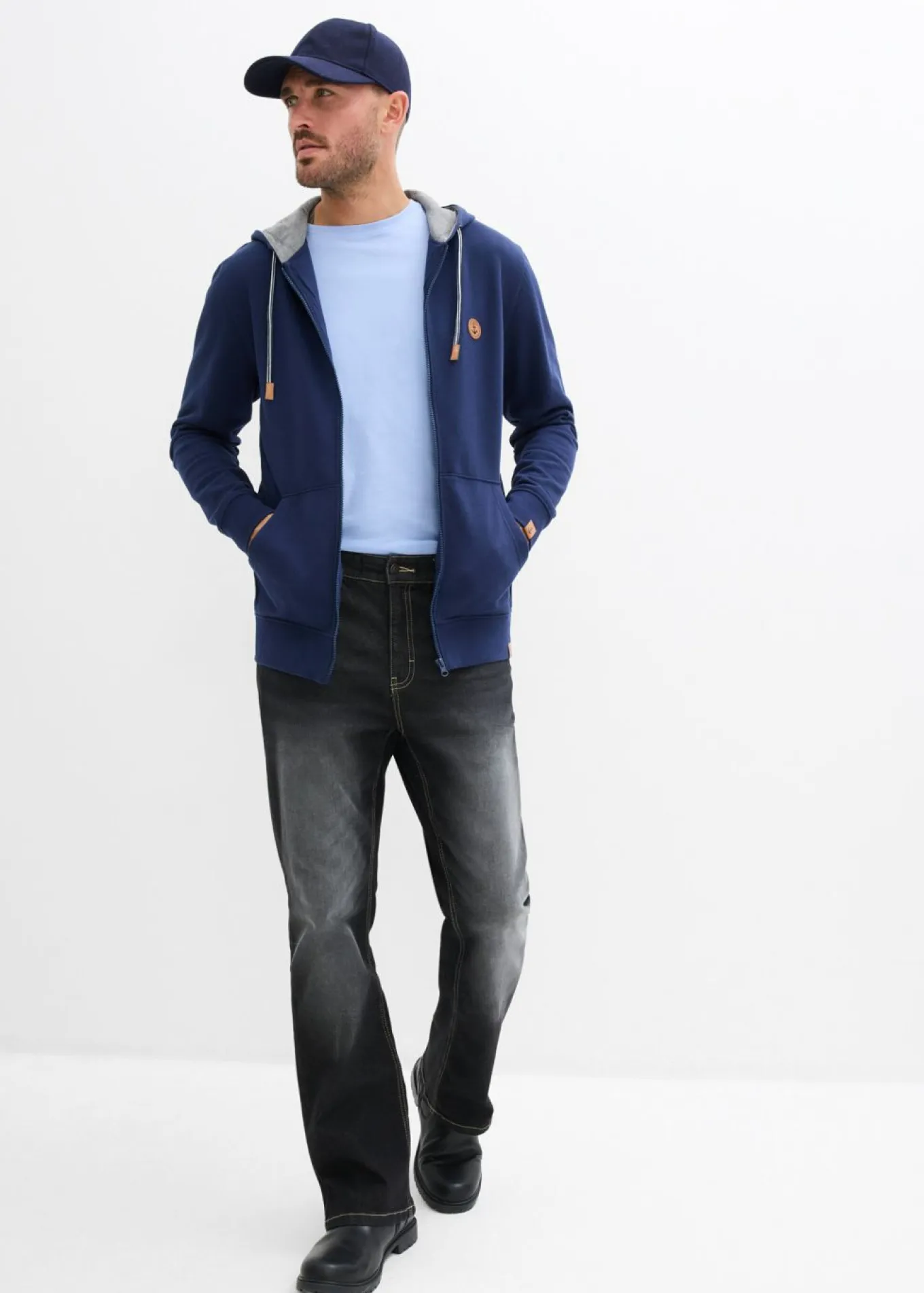 Chaqueta de chándal con capucha de algodón orgánico