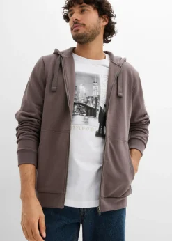 Chaqueta de chándal con capucha, regular fit