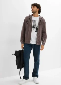 Chaqueta de chándal con capucha, regular fit