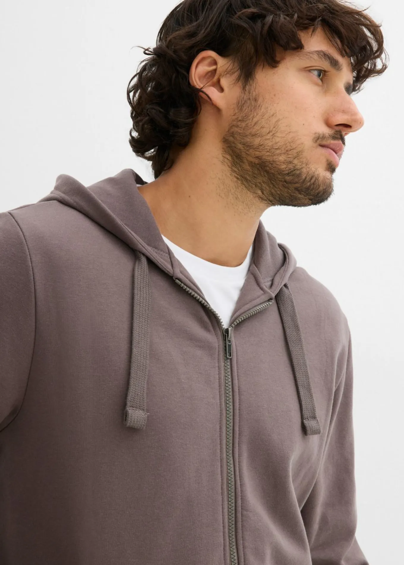 Chaqueta de chándal con capucha, regular fit