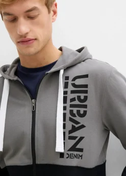 Chaqueta de chándal con capucha de algodón orgánico