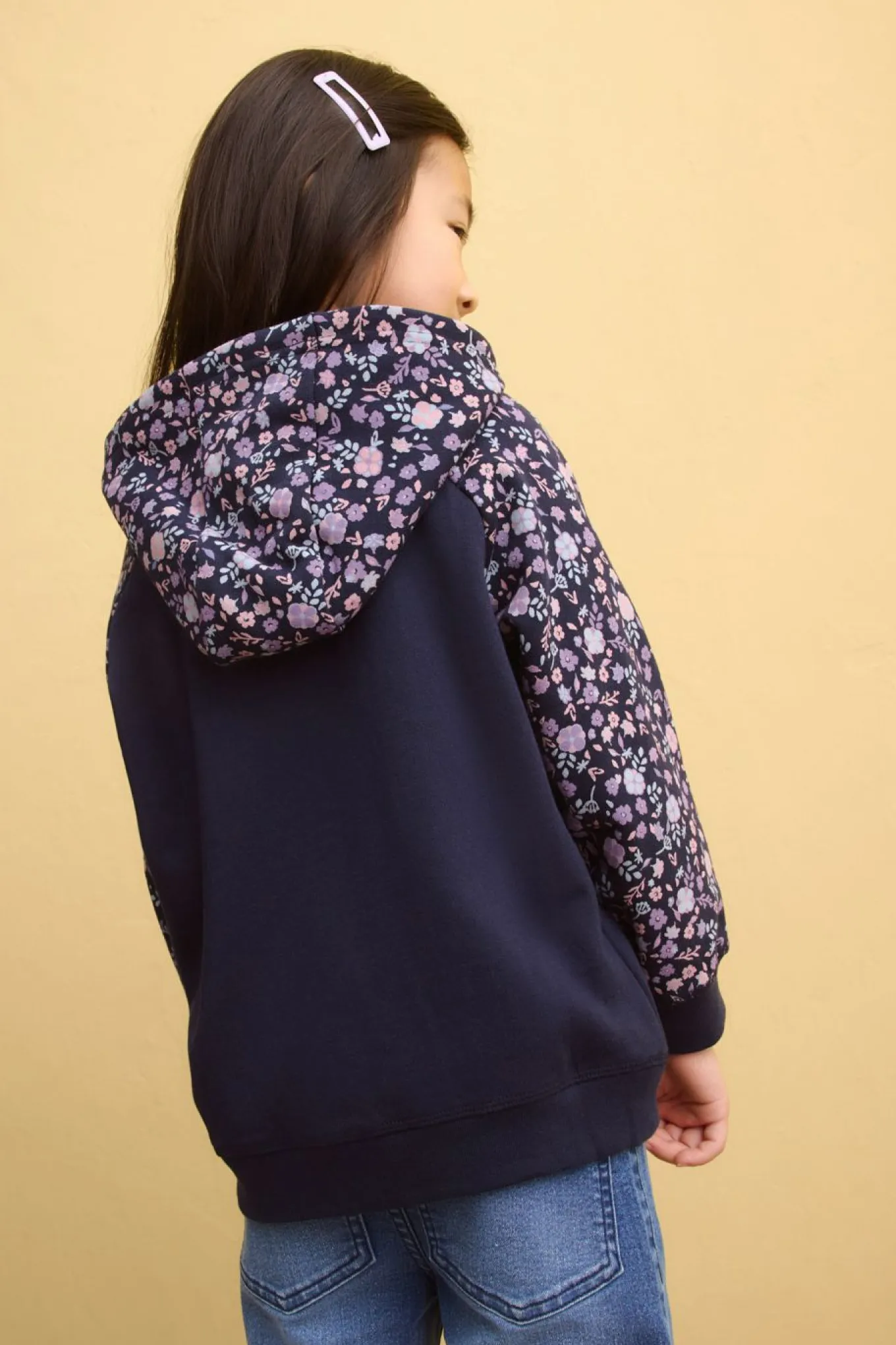 Chaqueta de chándal con capucha de algodón orgánico