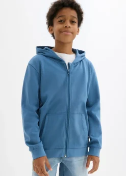 Chaqueta de chándal con capucha en suave mezcla de algodón
