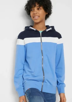 Chaqueta de chándal con capucha en suave mezcla de algodón