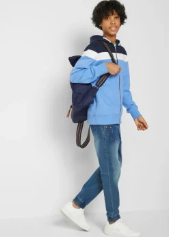 Chaqueta de chándal con capucha en suave mezcla de algodón