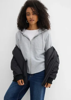 Chaqueta de chándal con capucha y poliéster reciclado