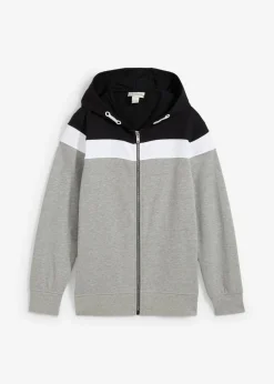 Chaqueta de chándal con capucha en suave mezcla de algodón