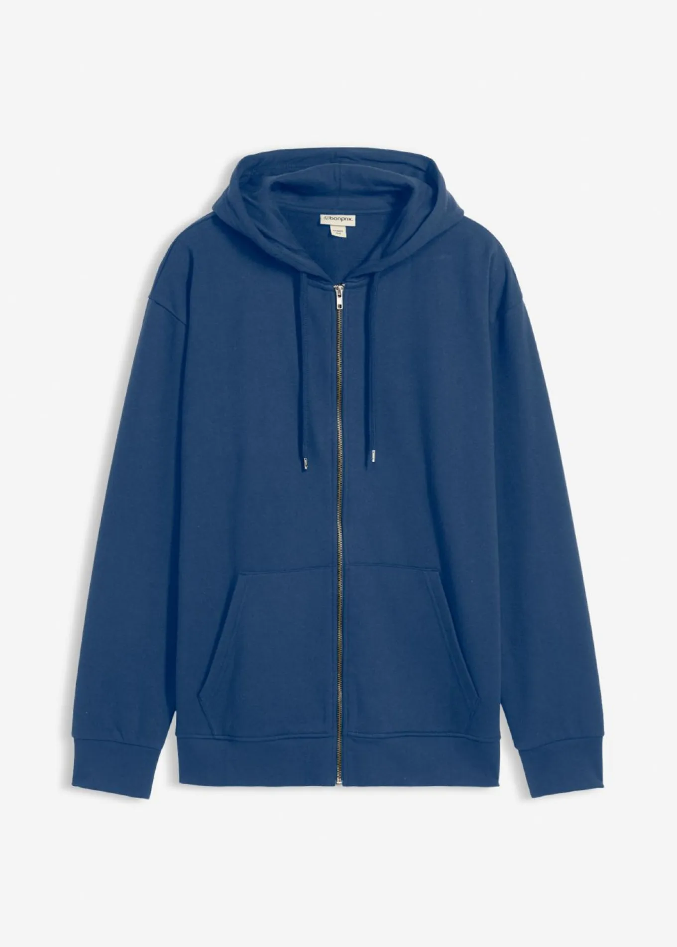 Chaqueta de chándal de algodón puro con capucha y corte holgado