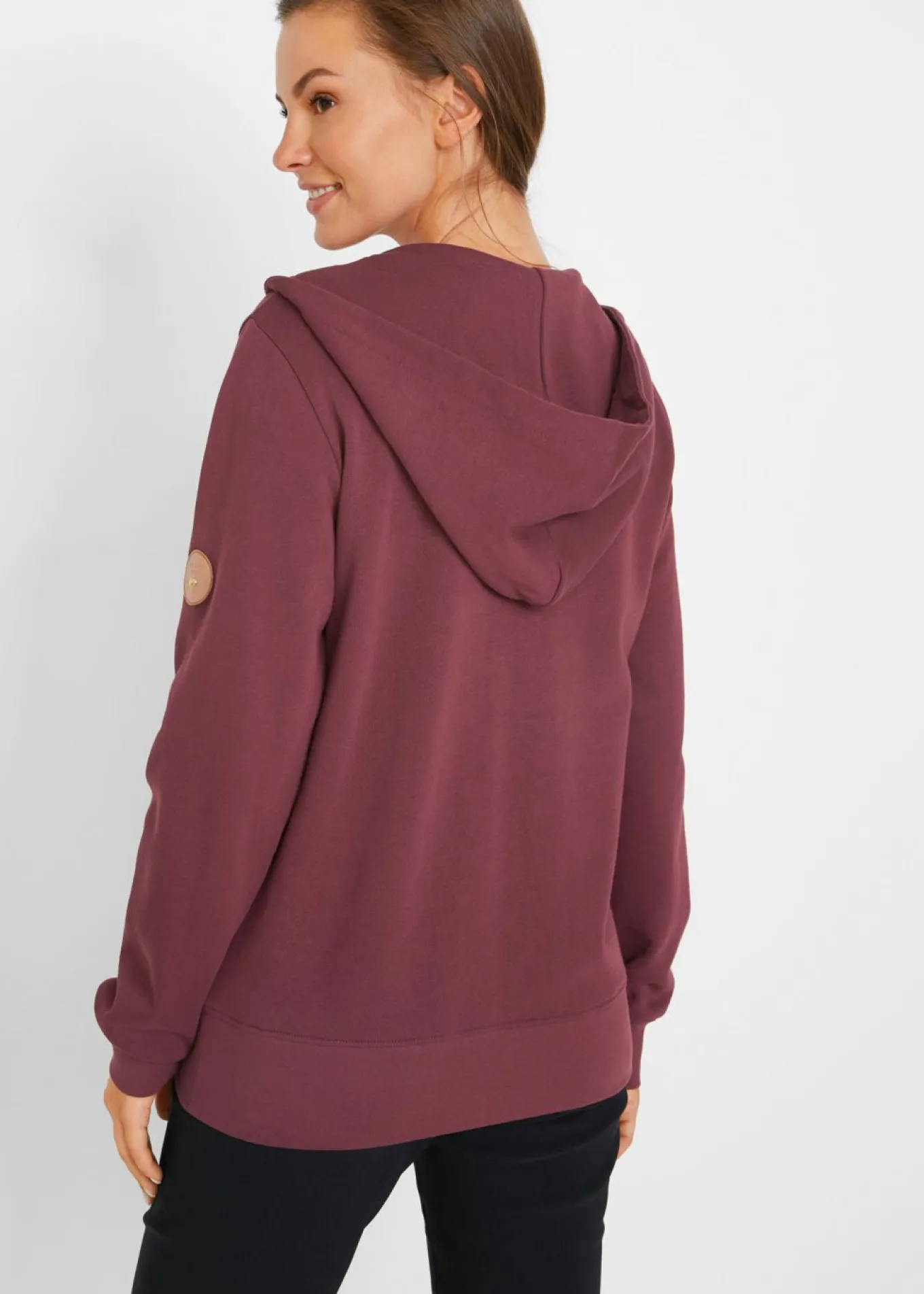 Chaqueta de chándal de algodón puro con capucha