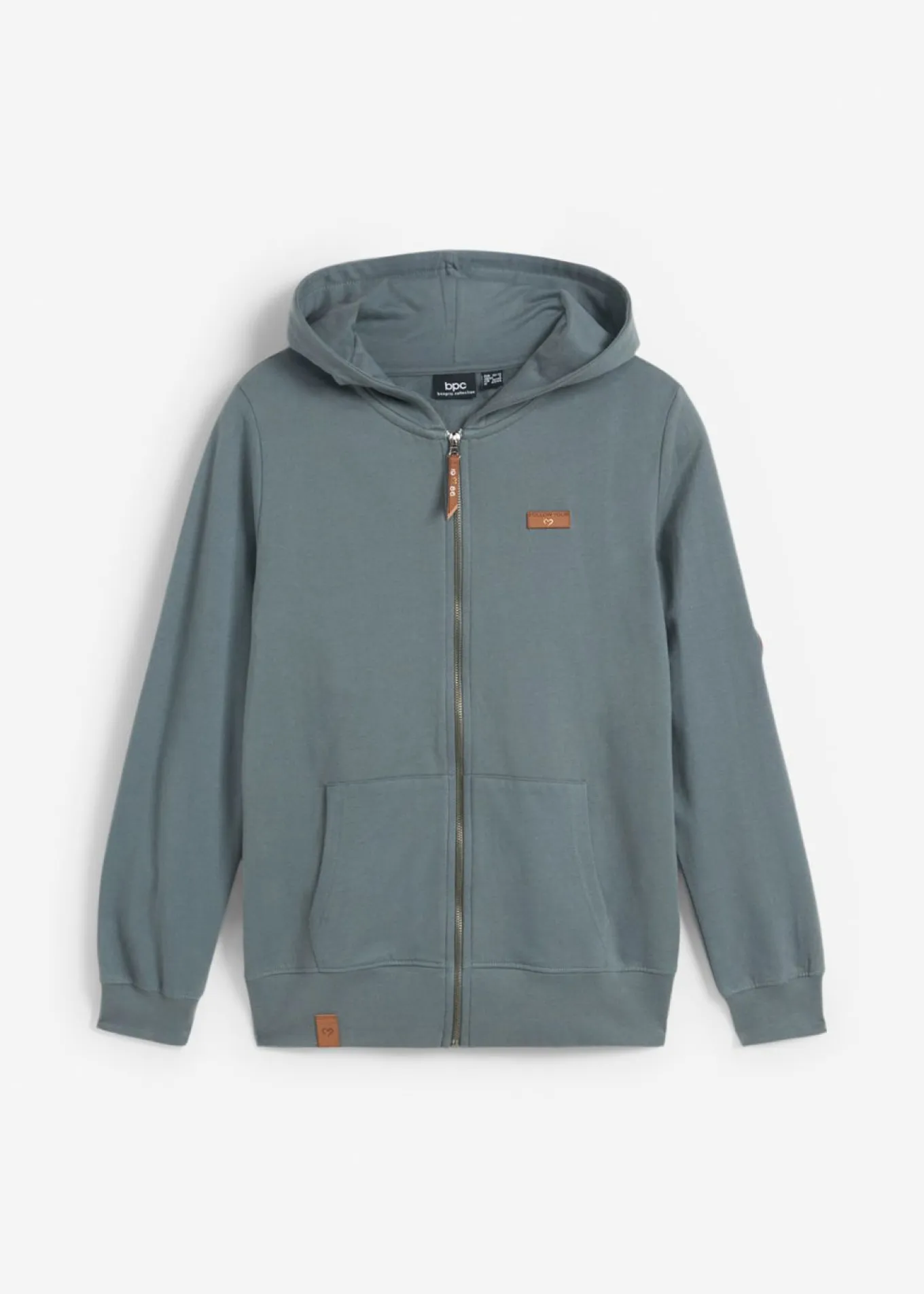 Chaqueta de chándal de algodón puro con capucha