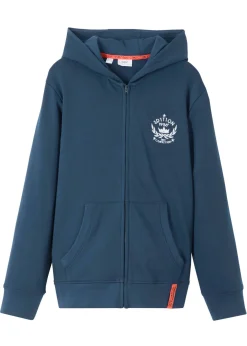Chaqueta de chándal de algodón puro con capucha
