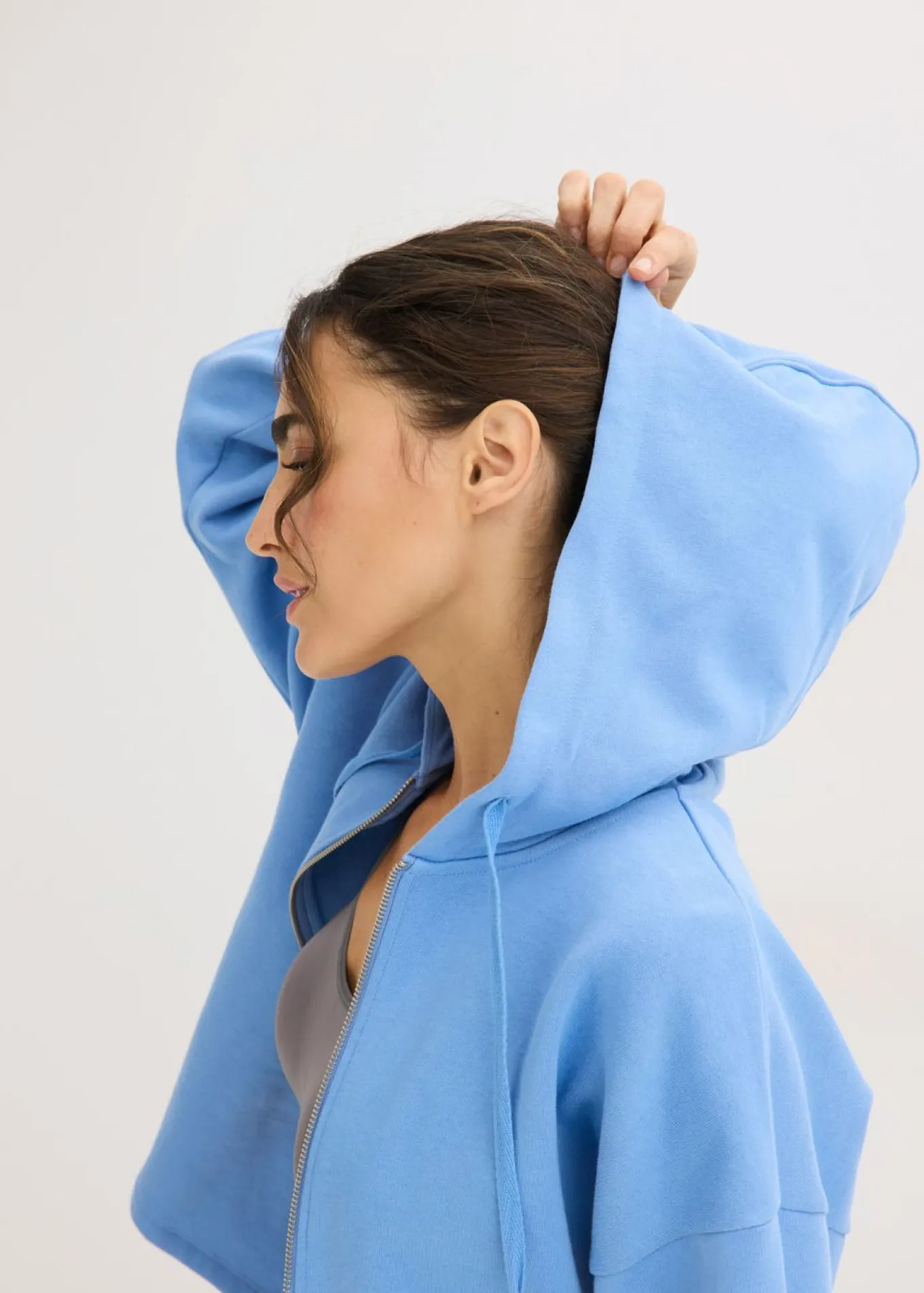 Chaqueta de chándal de algodón orgánico puro