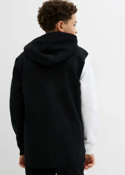 Chaqueta de chándal de algodón orgánico puro con capucha y corte holgado