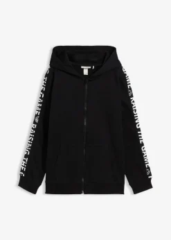 Chaqueta de chándal de algodón orgánico con capucha