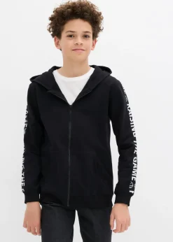 Chaqueta de chándal de algodón orgánico con capucha