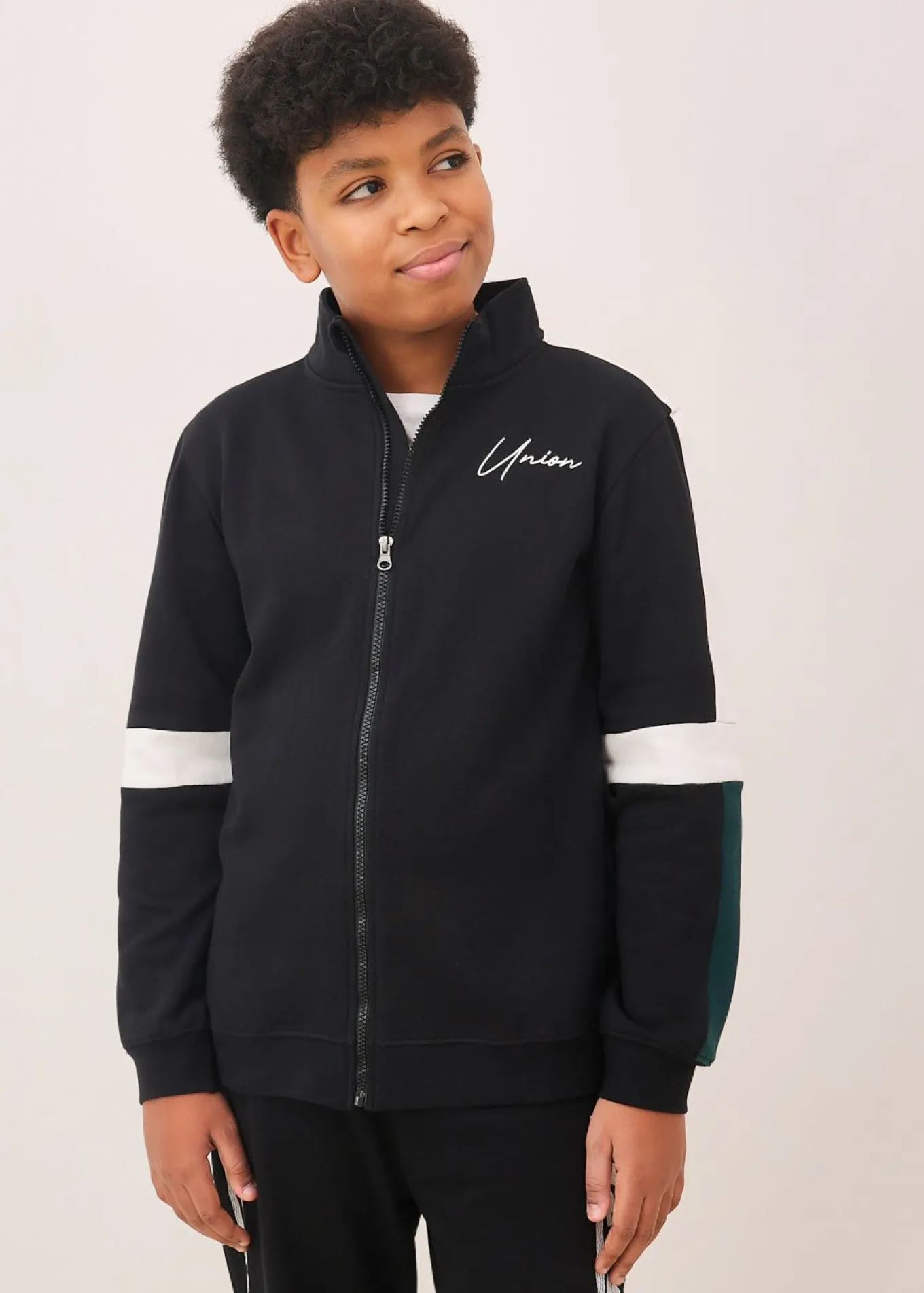 Chaqueta de chándal de algodón orgánico puro