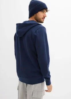 Chaqueta de chándal de algodón puro con capucha