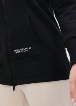 Chaqueta de chándal de suave mezcla de algodón