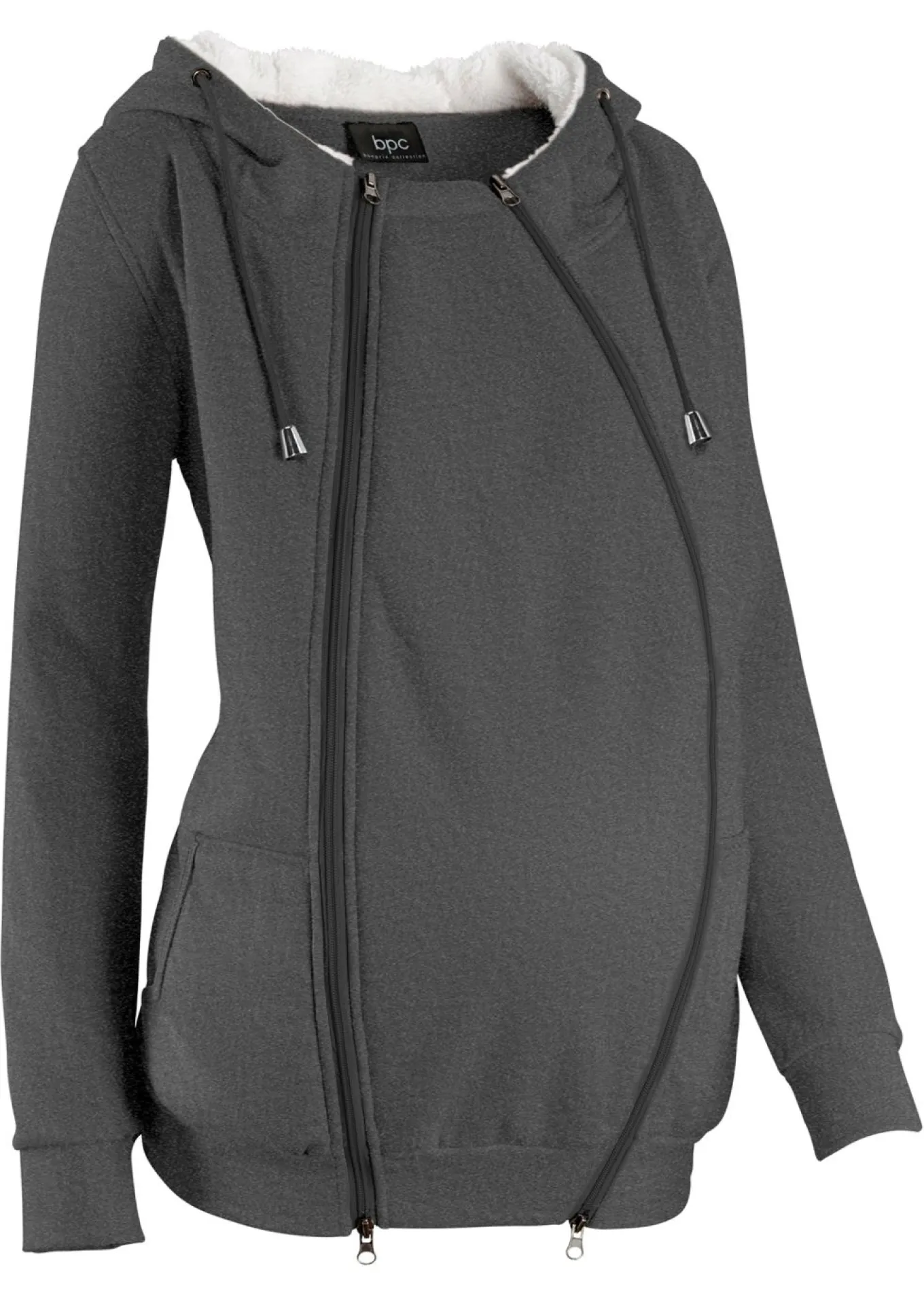 Chaqueta de chándal premamá y de porteo, 3 en 1, con interior esponjoso