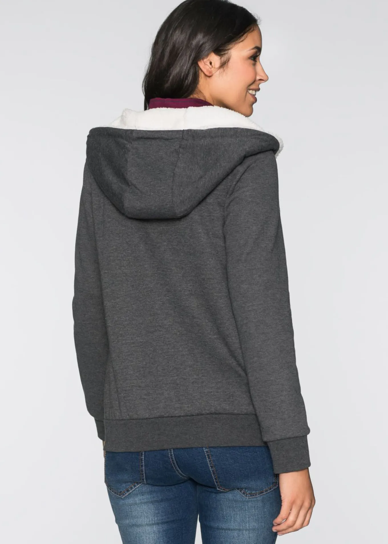 Chaqueta de chándal premamá y de porteo, 3 en 1, con interior esponjoso