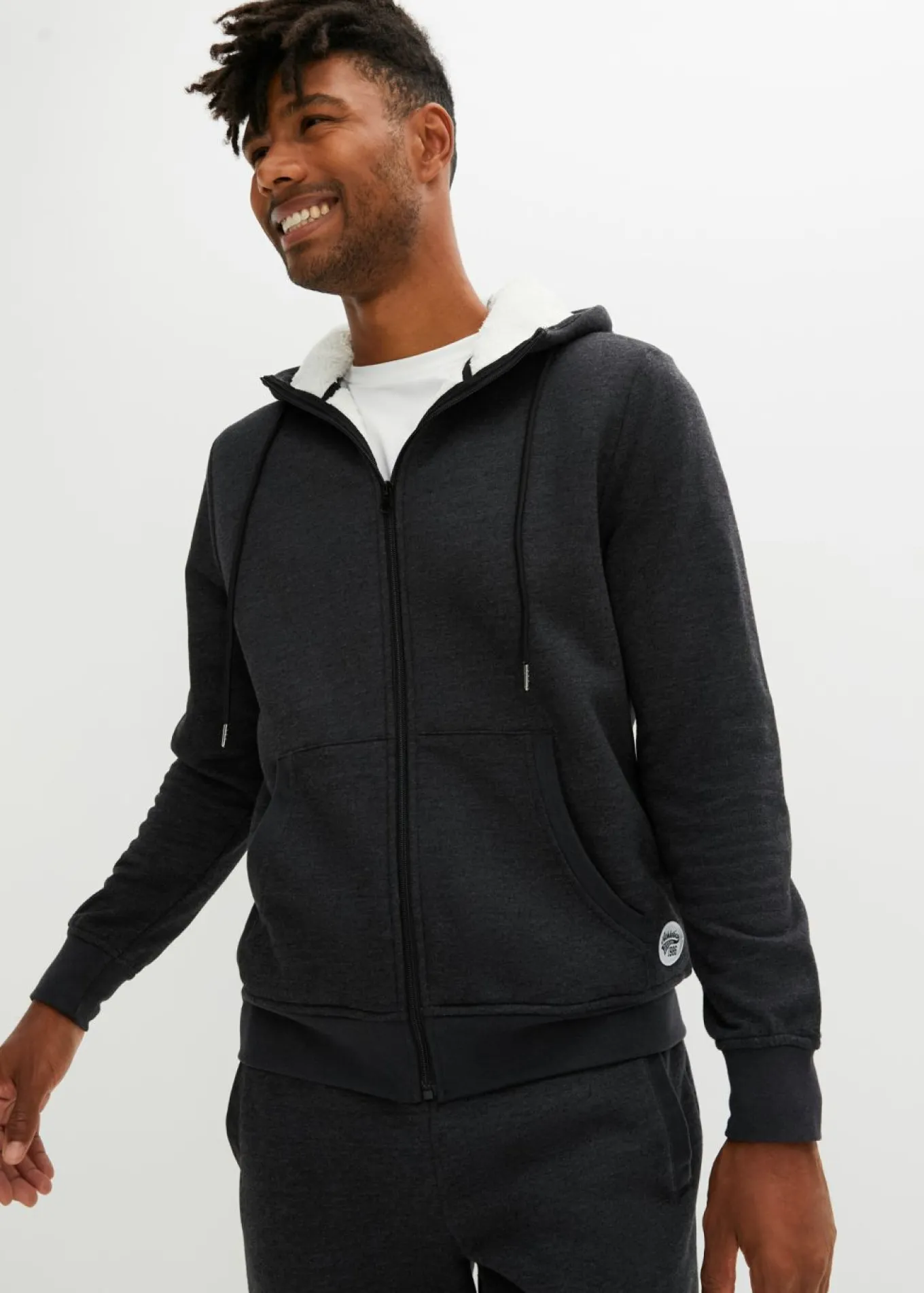 Chaqueta de chándal térmica con forro térmico suave