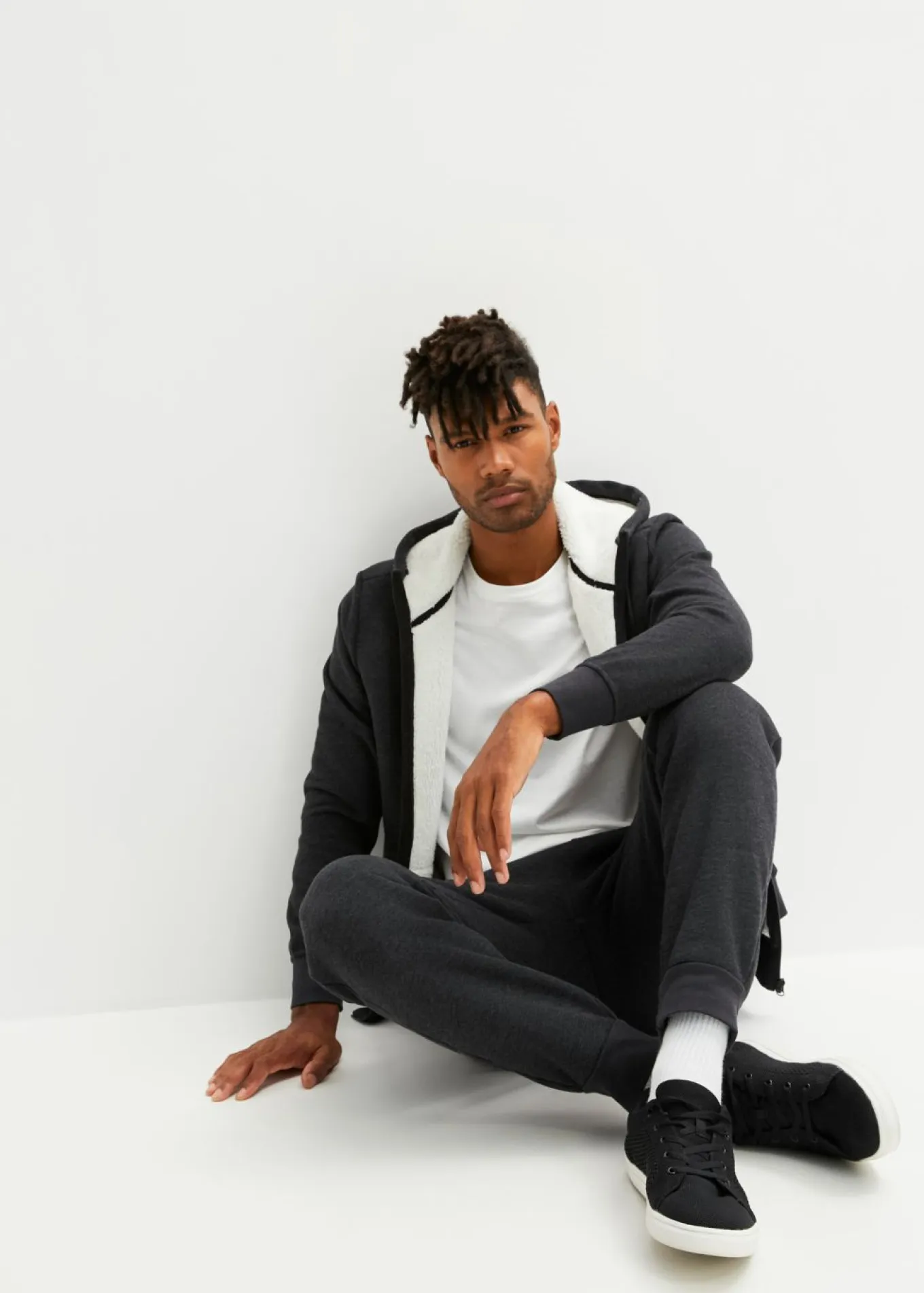 Chaqueta de chándal térmica con forro térmico suave