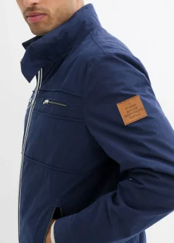 Chaqueta de entretiempo con forma de cazadora y cuello alto