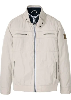 Chaqueta de entretiempo con forma de cazadora y cuello alto