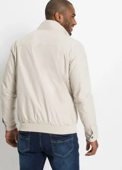 Chaqueta de entretiempo con forma de cazadora y cuello alto