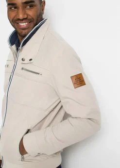 Chaqueta de entretiempo con forma de cazadora y cuello alto