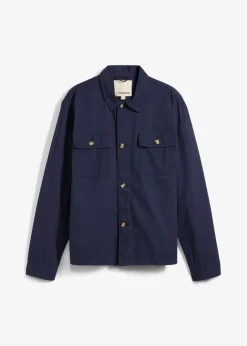 Chaqueta de entretiempo de sarga con corte holgado