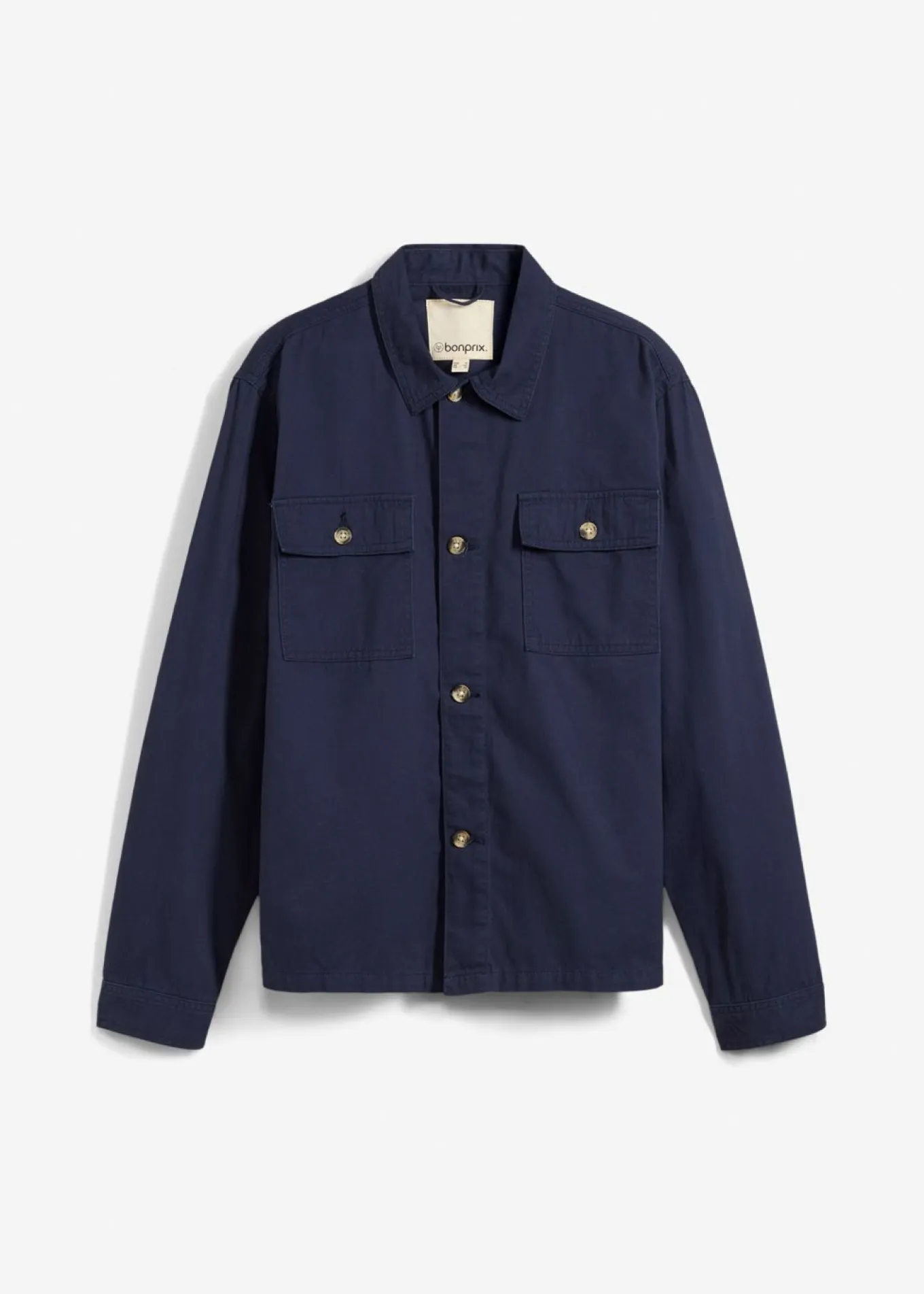 Chaqueta de entretiempo de sarga con corte holgado