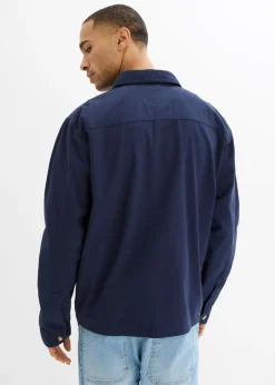 Chaqueta de entretiempo de sarga con corte holgado