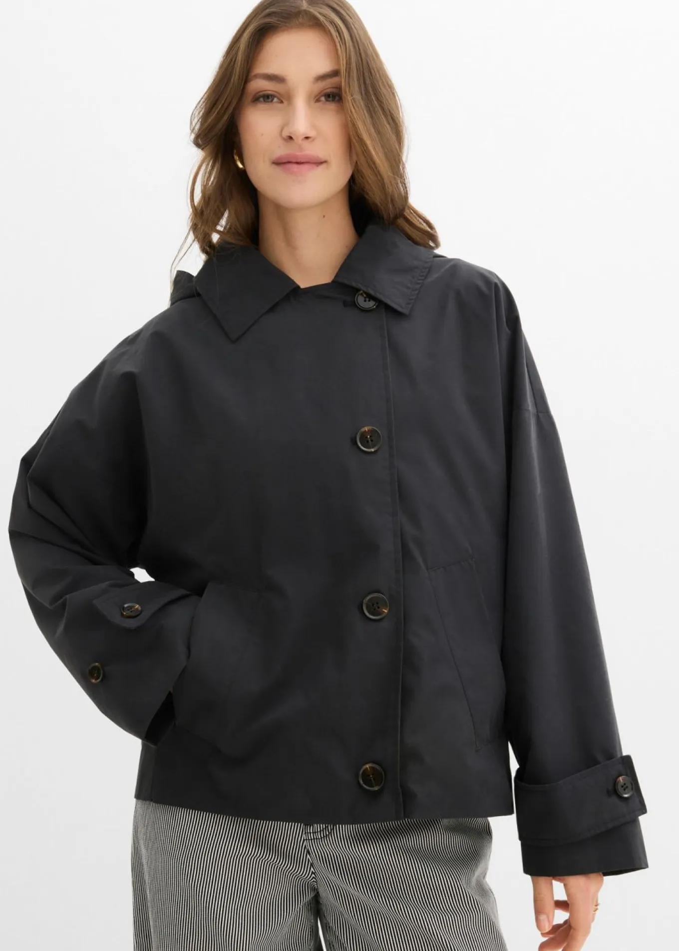 Chaqueta de entretiempo oversize
