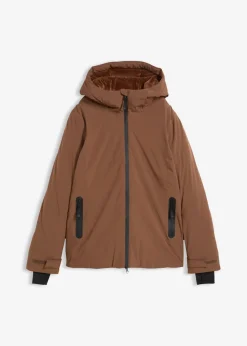 Chaqueta de esquí con protector antinieve