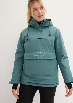 Chaqueta de esquí impermeable funcional con forro polar