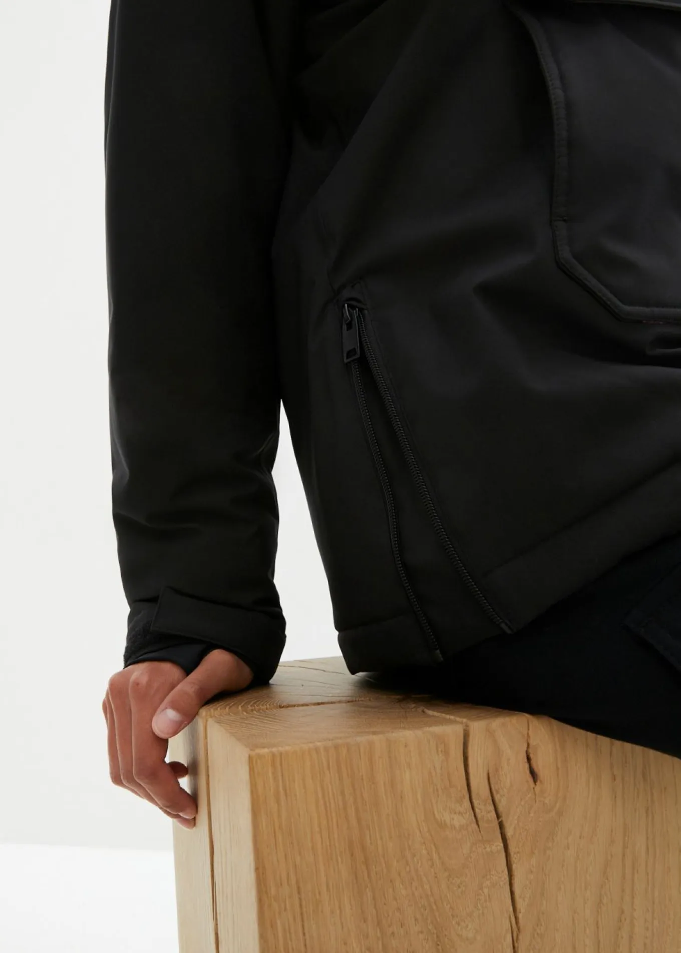 Chaqueta de esquí impermeable funcional con forro polar