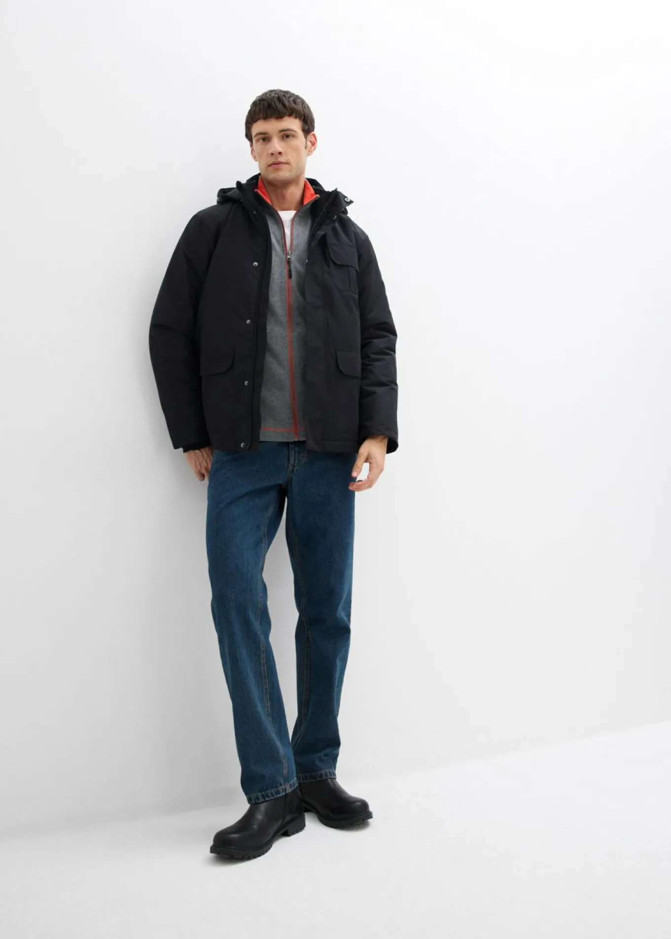 Chaqueta de invierno 3 en 1 con forro polar interior desmontable